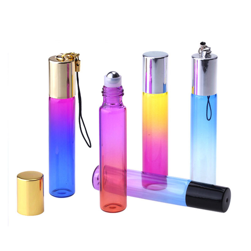 Colorful Cosmetic Packaging 10ml 15ml Glass Ball Bottles