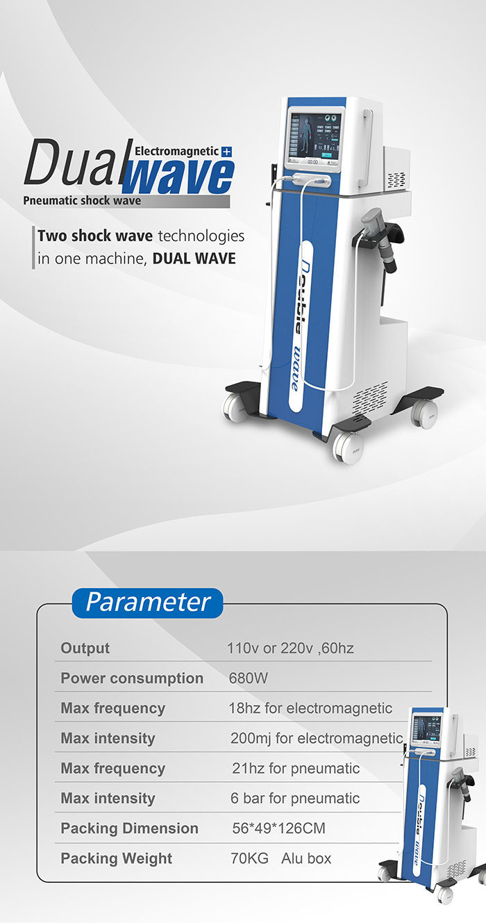 Vertical Clinic Pneumatic Shockwave Electromagnetic Therapy Machine For Sports Injury Recovery