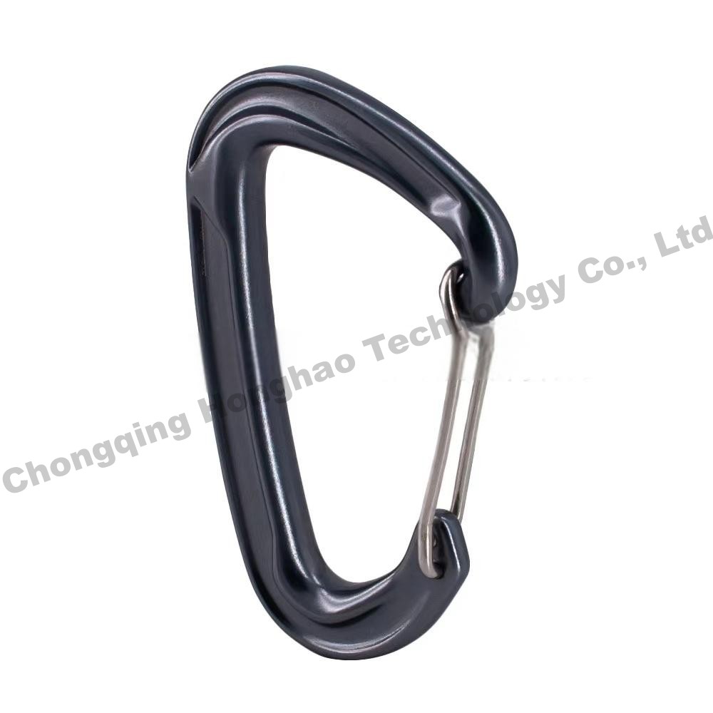 Portable Aluminium Alloy D Shape Climbing Lock 22KN for Secure Climbing Experience