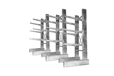 900KG Long Loads Heavy Duty Steel Racks for Piping Finished Paint 