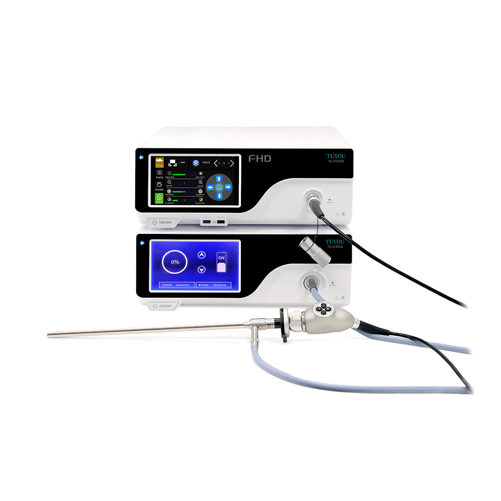 120W Touchscreen LED Cold Light Source for Rigid Laparoscope TUYOU Medical Endoscopy