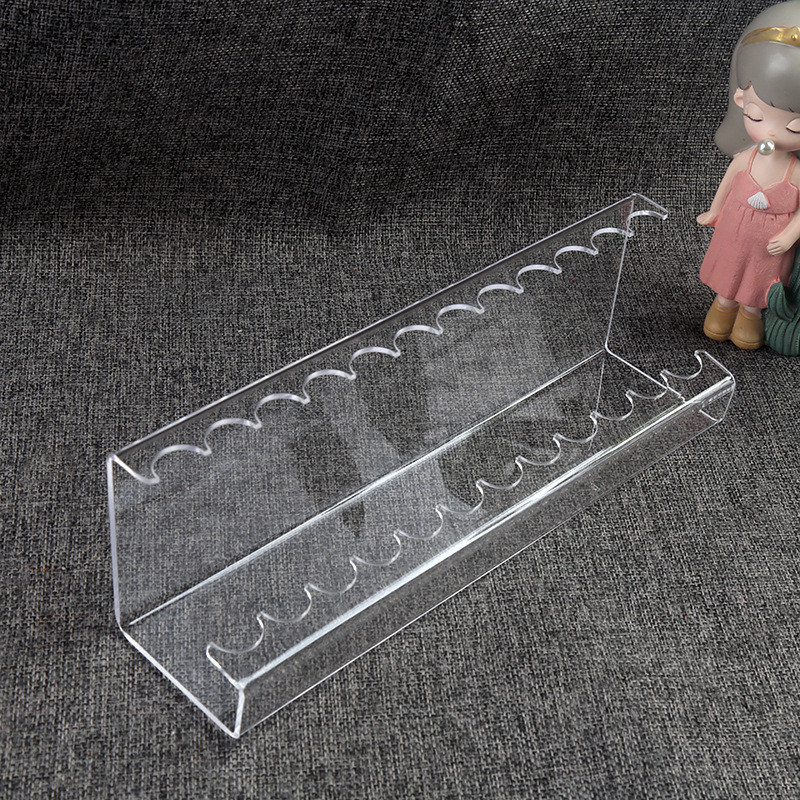 Custom Clear Crayon Acrylic Holder Acrylic Pen Organizer For Study Or Drawing Use