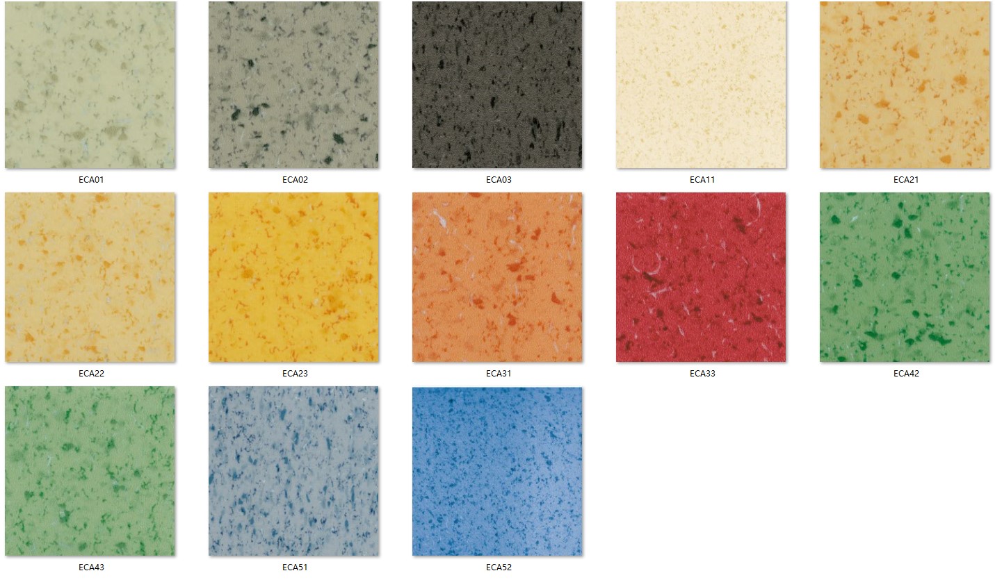 Indoor Luxury Vinyl Roll Flooring Grey PVC Glue Down Vinyl Floor Covering