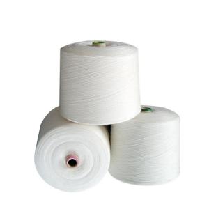 40/2, 40/3, 42/2 Raw White Yarn 100% Polyester Core Spun Yarn Hubei Factory