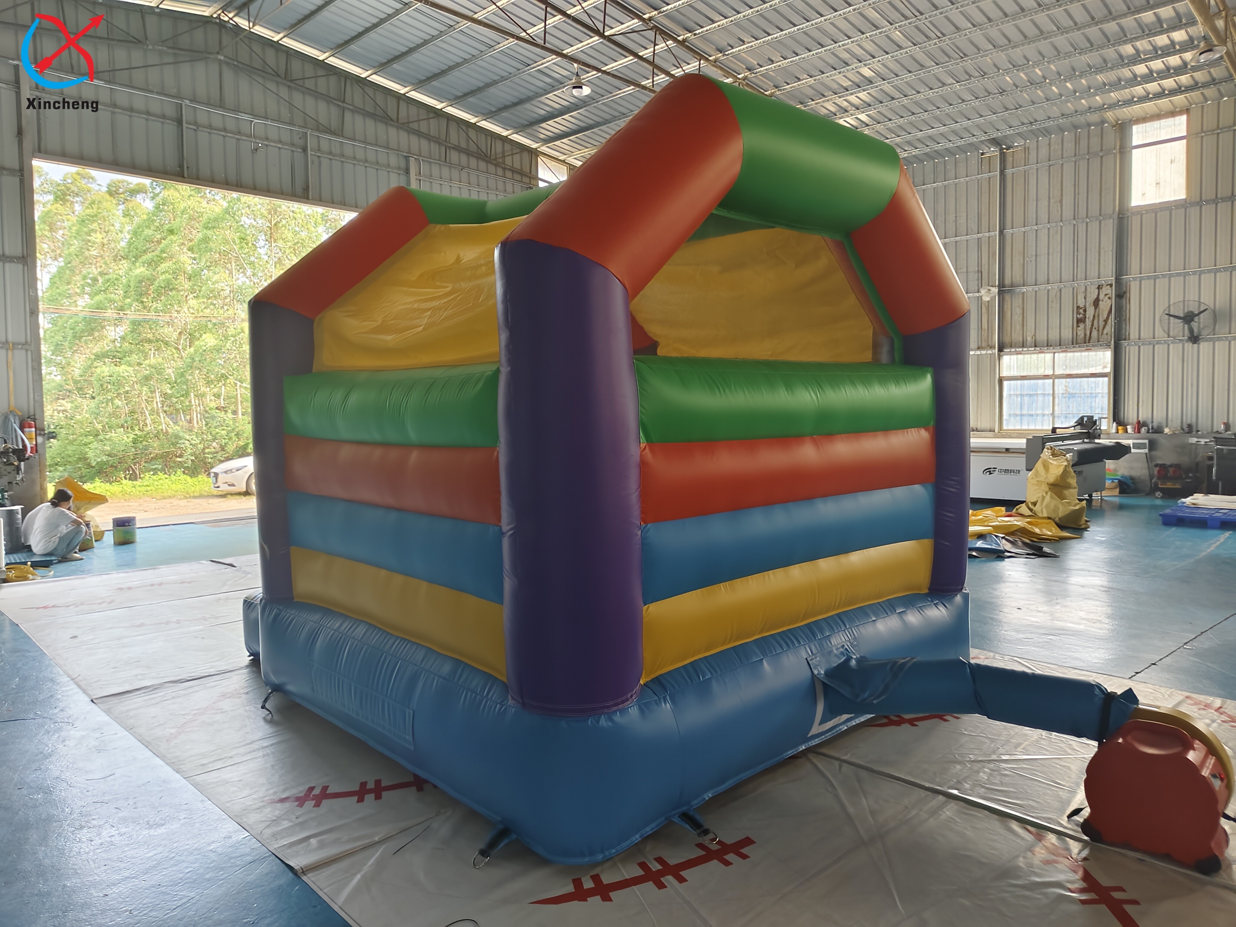 Commercial Inflatable Colorful Bounce House Unicorn Inflatable Jumping Castle