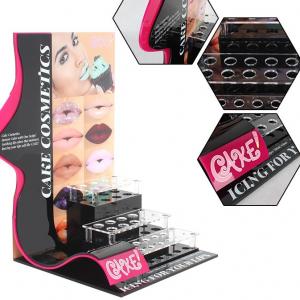 Quality Lipstick Acrylic Nail Polish Display Stand For Shop Rack Metal Cosmetics Retail for sale