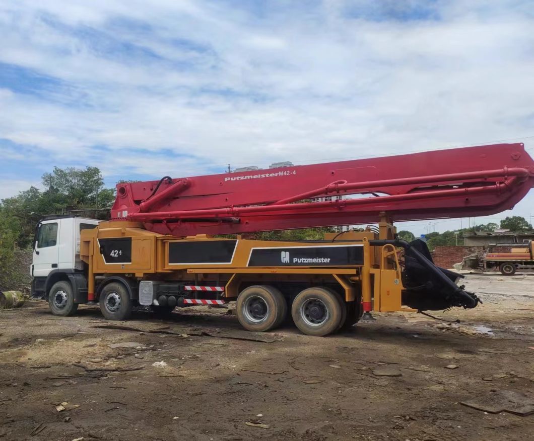 2011 Putzmeister Concrete Boom Pump 42m Truck Mounted Pump Mercedes Benz Machine Equipment