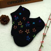 China New Desgin Star Patterned Cotton Baby Socks on sale