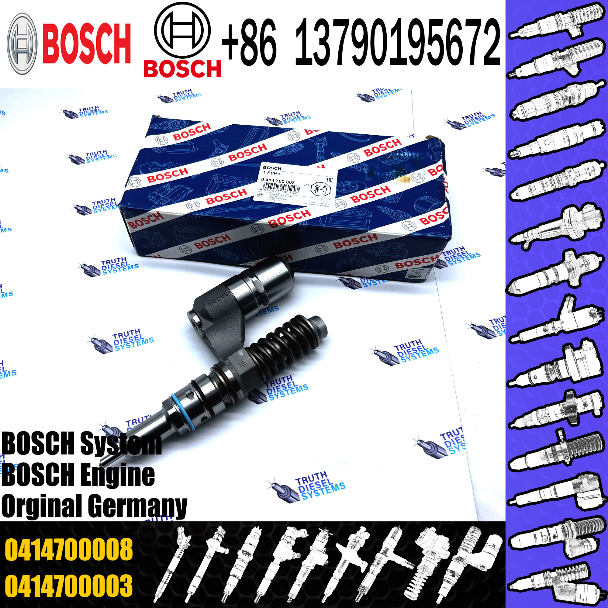 Diesel Fuel Injection Pump/unit injector system Nozzle 0414700008