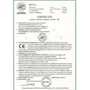 Leader Precision Instrument Co., Ltd Certifications