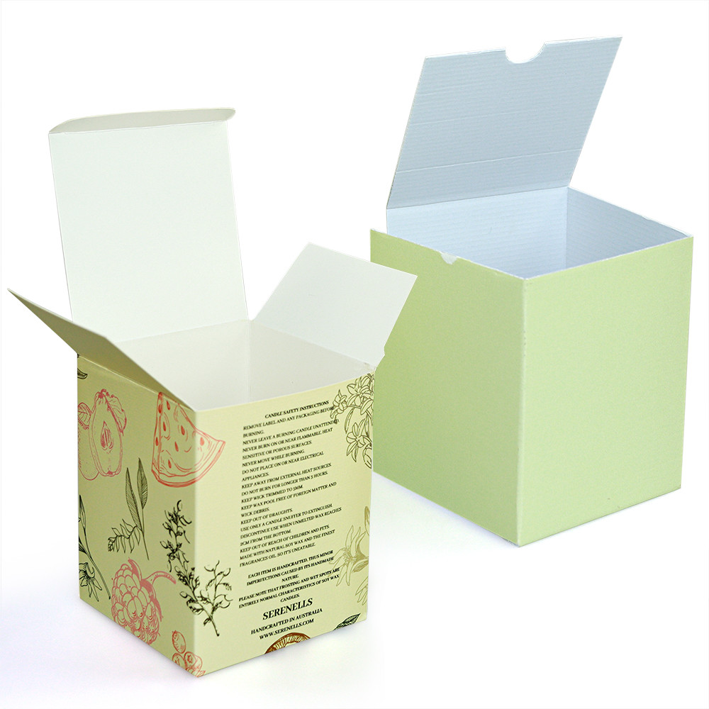 Custom Logo Waterproof Personal Brand Scented Candle Box Color Printing High Quality Product Packaging Paper Boxes