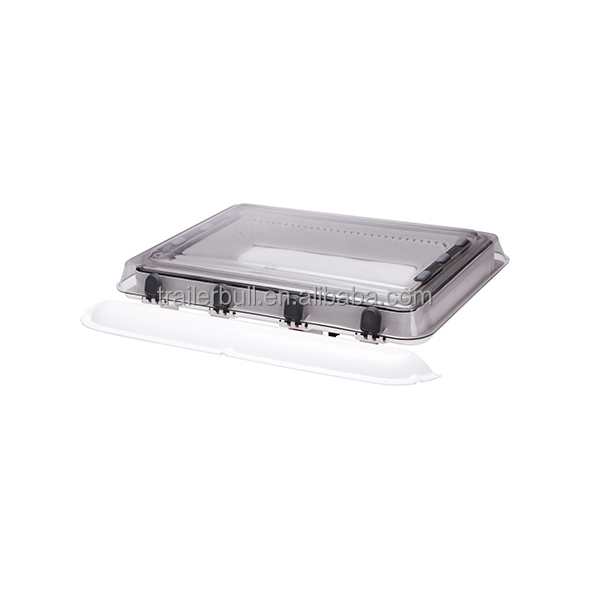RW6 Smart RV Skylight Roof Windows Double Glazed Dome Glass for Expedition TC Truck