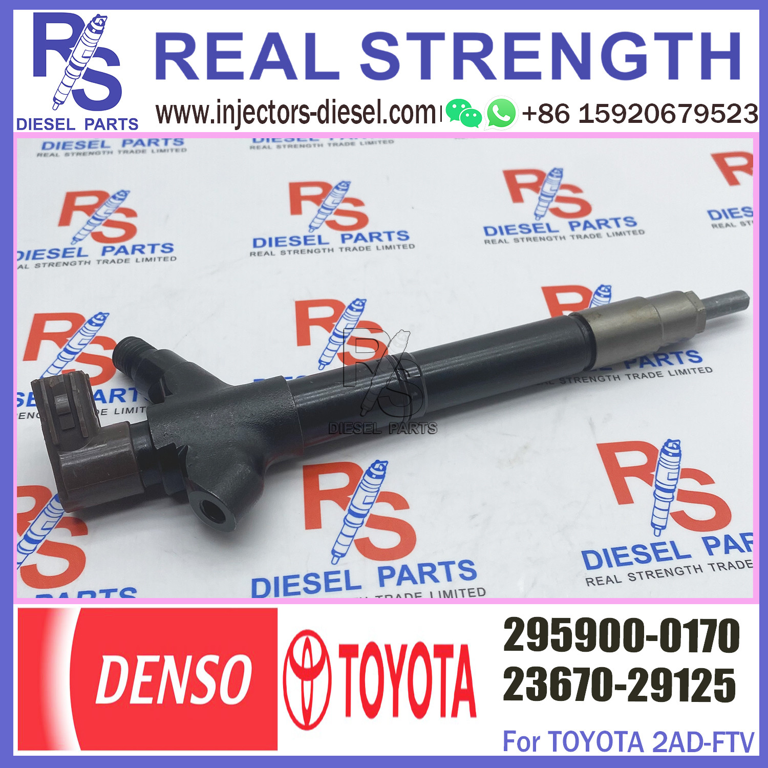 Injector Diesel Fuel Injector 23670-26060 295900-0420 295900-0050 295900-0170 fit for toyo-ta RAV4 AVENSIS LEXUS
