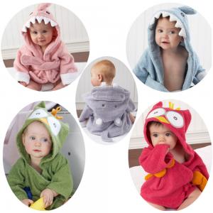 China New Hooded Baby Bathrobe/Cartoon Baby Towel/Character kids bath Towel Beach Towel on sale
