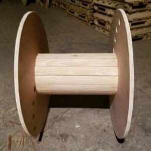 Quality Durability Plywood Cable Drum Round Wooden Industrial Cable Spool for sale