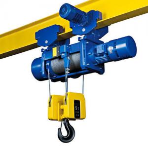 China 5 Ton 5000kg Wire Rope Electric Crane Winch 220V 3 Phase 50HZ on sale