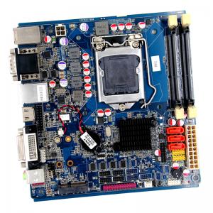 Quality Intel H61 mini itx motherboards LGA1155 6COM 8USB DDR3 industrial Laptop mainboards 3*SATA2.0 with DVI, HDMI, VGA for sale