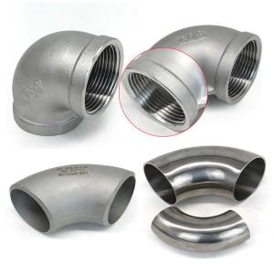 China ANSI 45 90 Degree Street Elbow 304 316 Stainless Steel Thread on sale