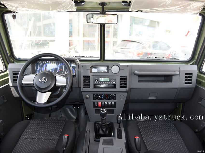 BAW 2.4T Engine 4WD Single Double Row Off Road Pickup Truck For Manual Window 4X2 LHD