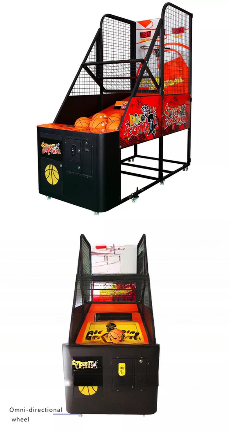 Dreamland coin operated arcade basketball machine ticket redemption folding basketball arcade game machine for sale