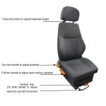 Air Suspension Truck Bus Driver Seat Crane Seat