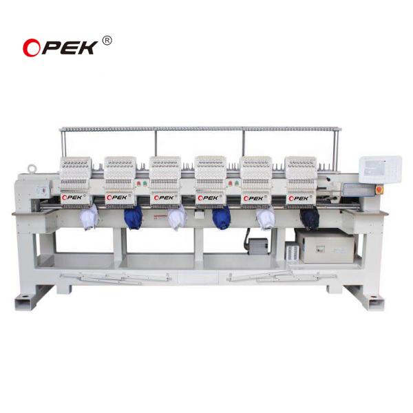 OPEK 6 Heads Embroidery Machine Computerized High Speed Embroidery Making Sale Price