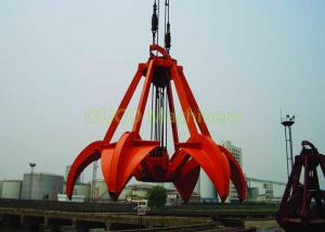China Six Ropes Mechanical Grapple Bucket Orange Peel High Grabbing Efficiency on sale