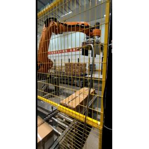 Quality Robotic Palletiser KUKA KR 120 Palletizing Industrial Automation for sale