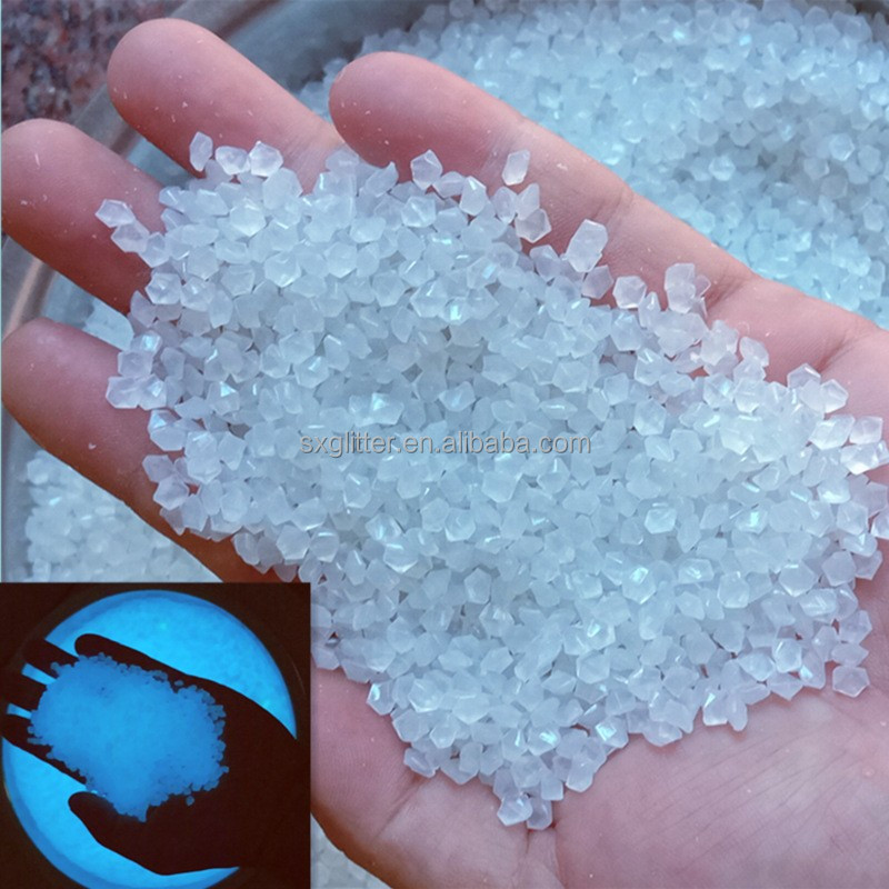 Fluorescent Particles Crafted into Ecofriendly Luminous Stones for Garden Walkways Decor Essential