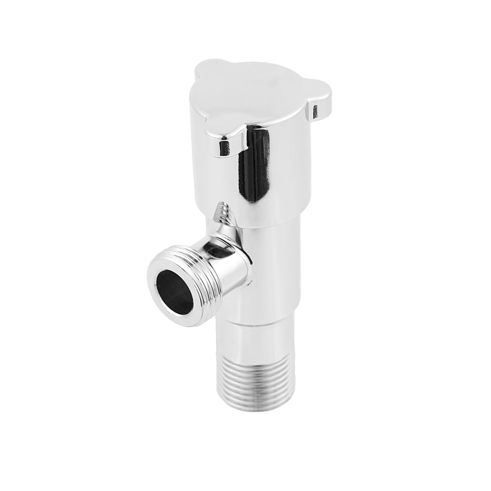 155g Rotary Toilet Angle Stop Valve 1 Way Male Thread For Kitchen Shower