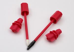 China Red Plastic Spout Nozzle With Brush For Lipstick Sacket Or Mascara Bag on sale