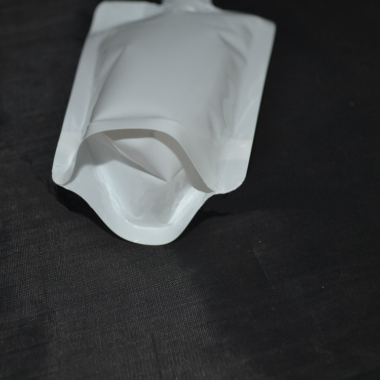 Customizable Gravure Printing Milky White Stand Up Spout Pouches For Beverage Supermarket