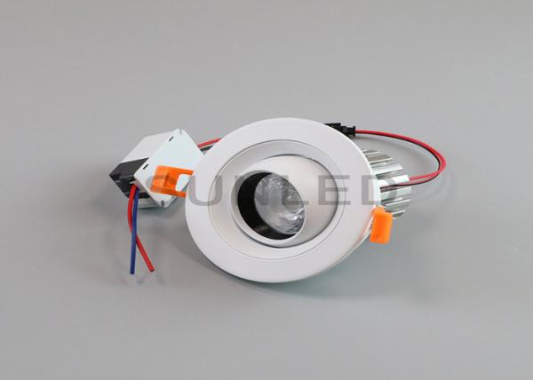 Buy 15° Beam Angle COB LED Downlight Rotatable Recessed 12W 70mm 3 Years Warranty at wholesale prices