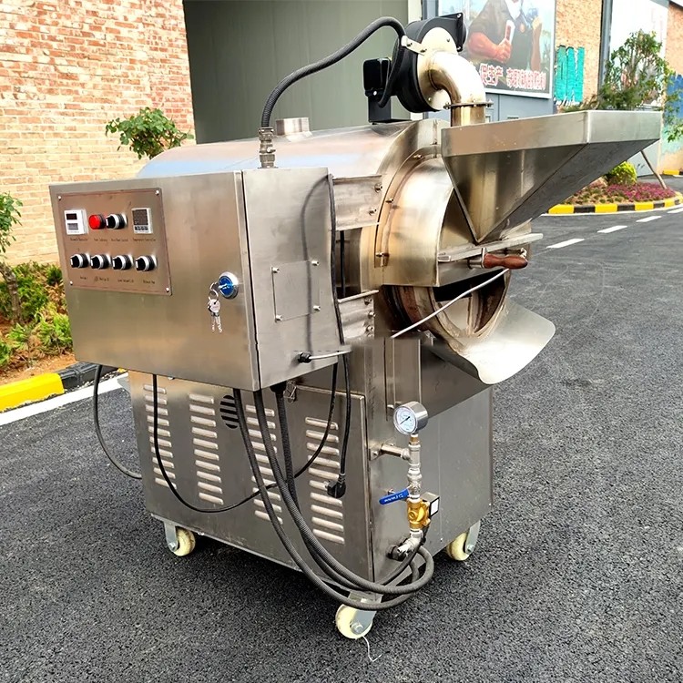 1500w Seed Cashew Commercial Peanut Roaster Capacity 100kg 120kg 130kg
