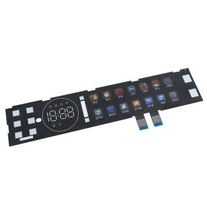 Washing Machine Interface Capacitive Membrane Switch IP67 Waterproof Gasket