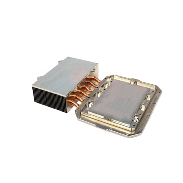 Copper Aluminum Composite Liquid Cooling Module High Density Fins Multi Heat Pipe Industrial Grade High Power Heat Sink