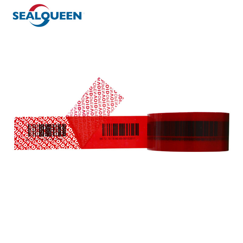 Custom Design Tamper Evidence Seal Open Void Security Adhesive Tape