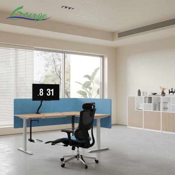 Modernize Your Workspace with Uplift Power Lift Standing Desk 355 Lbs Weight