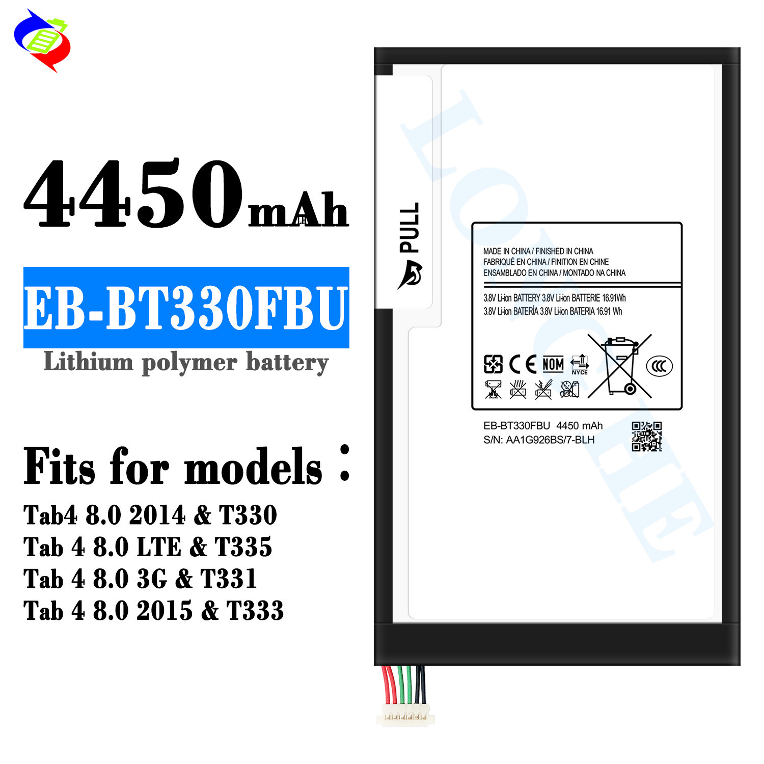 OEM Factory EB-BT330FBU Battery for Samsung Galaxy Tab4 8.0 2014