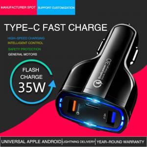 China Multiple USB Port Qualcomm 3.0 Quick Charge PD Car Charger on sale