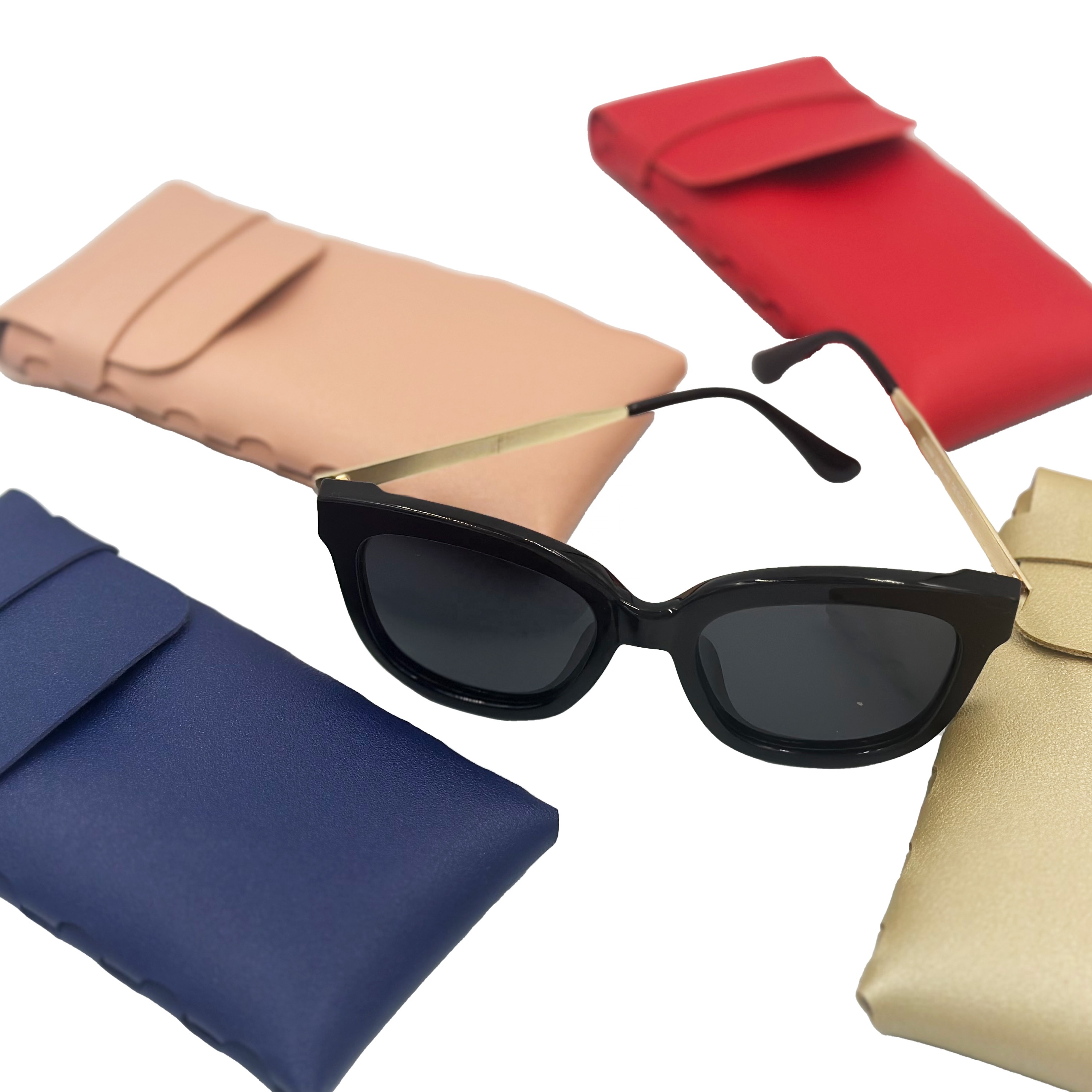 2/3/4/5/6 Multi Slot Portable Glasses Organizer Collapsible Glasses Case OEM