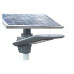 Rainproof Structure Solar Powered LED Street Light 50w Aluminum For Garden /