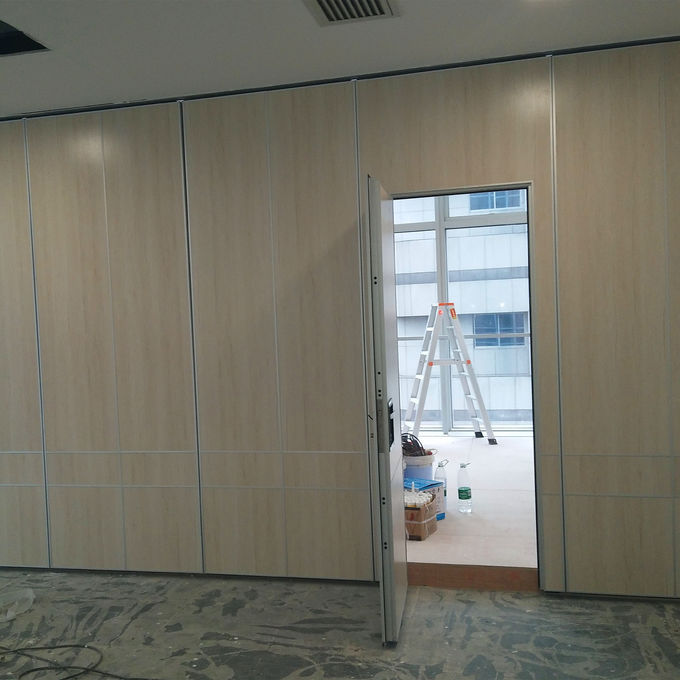 Aluminum Acoustic Folding Partitions Walls Movable Door for Meeting Room