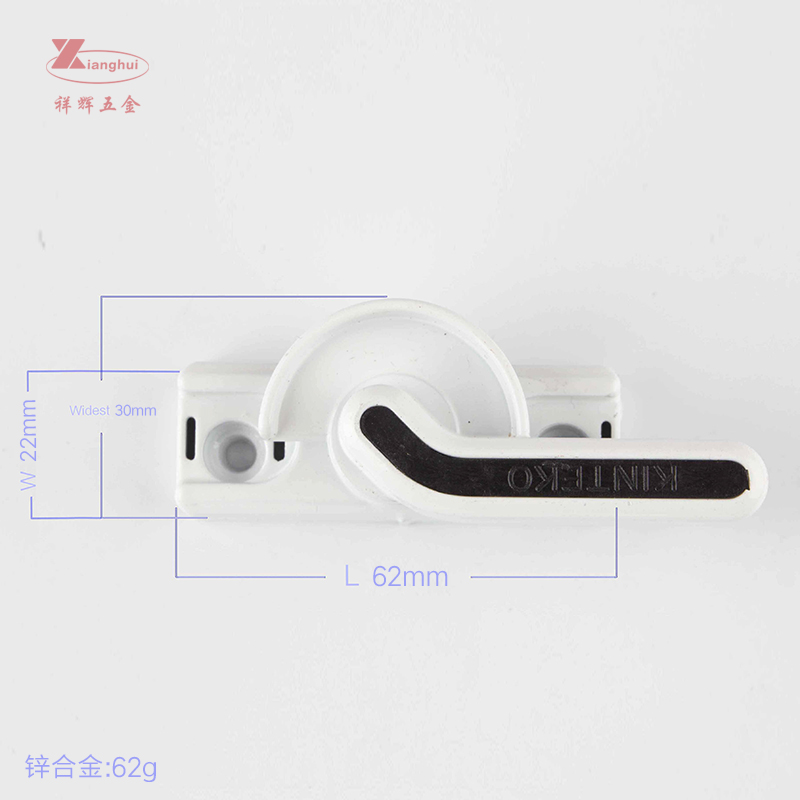 Crescent Lock With Hook For Aluminum Sliding Door and Window in Hotel Villa Apartment
