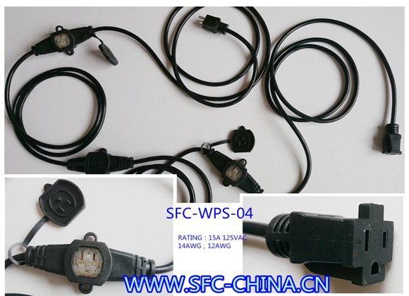 4 Outlet Heavy Duty Power Strip extension cord