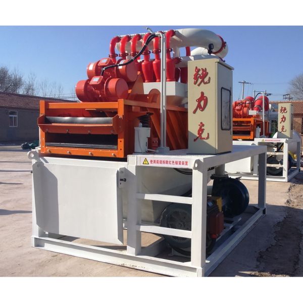 30m3/h 130GPM desander for mud cleaning project