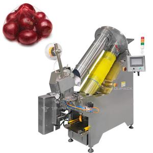 Quality Semi Auto Mesh Bag Net Packing Machine For Onion Net Bag Sealing Clipping Packing Machine for sale