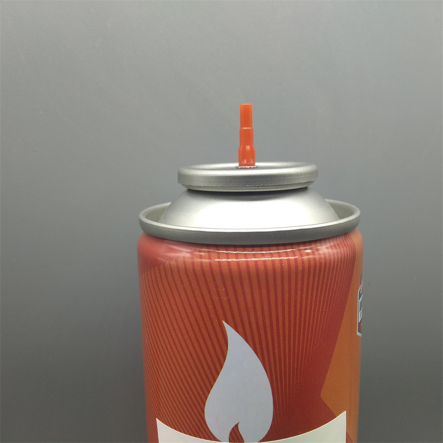 Aerosol Lighter Valve For Steady Gas Flow Safe Refilling Process