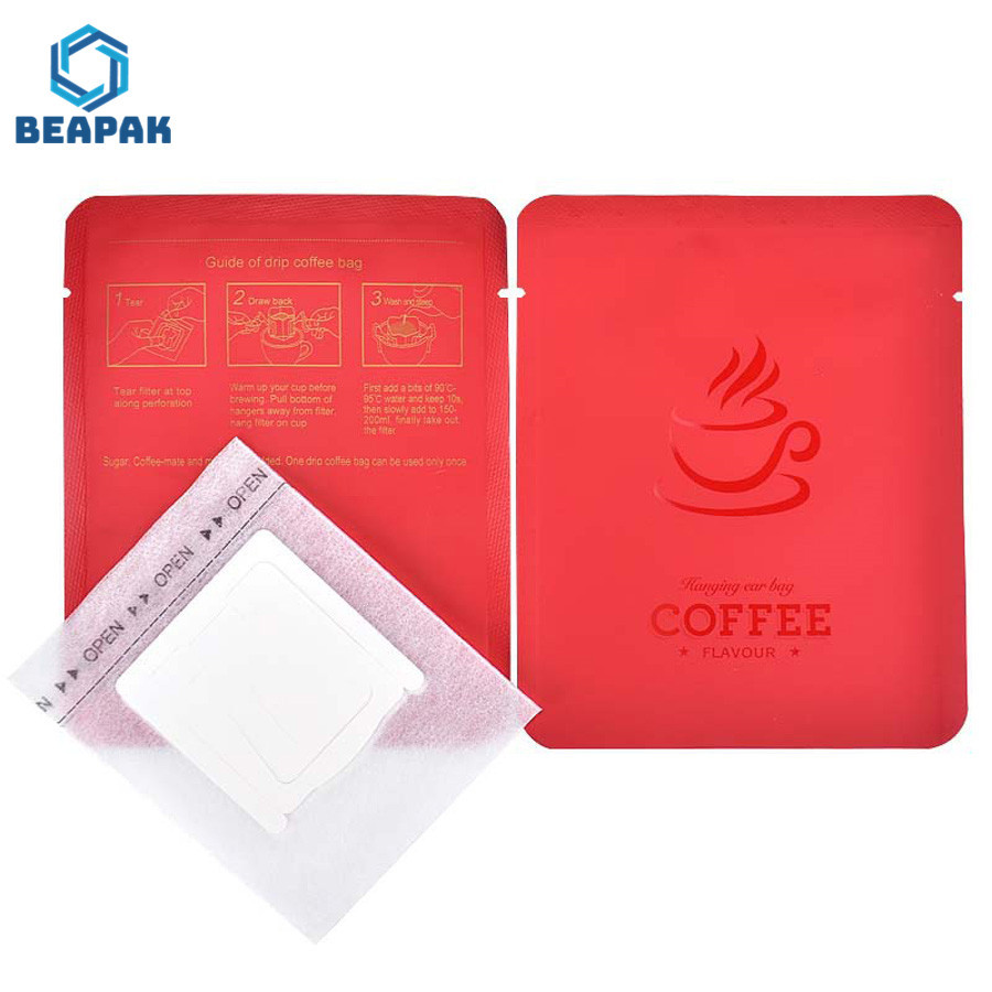 Home Portable Hanging Ear Single Serve Coffee Filter Tea Bag