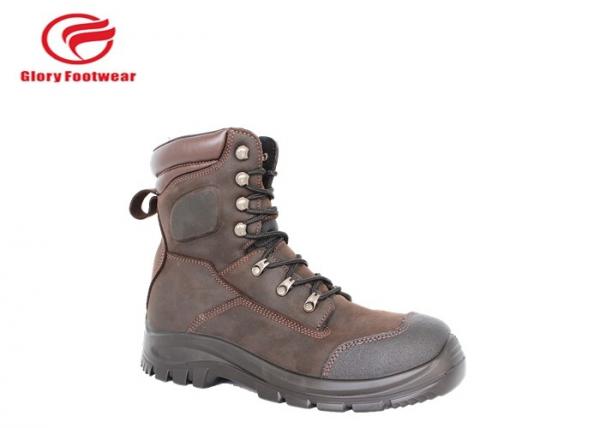 Buy Delta Force Police Security Leather Safety Shoes , 8 Inch Rubber Sole Shoes For Work at wholesale prices